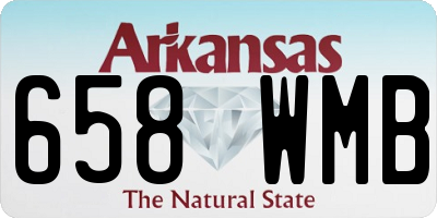 AR license plate 658WMB