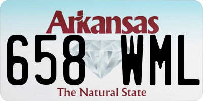 AR license plate 658WML