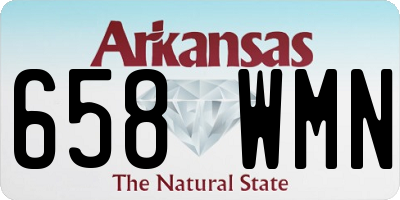 AR license plate 658WMN