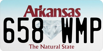 AR license plate 658WMP