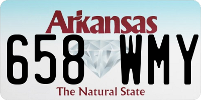 AR license plate 658WMY