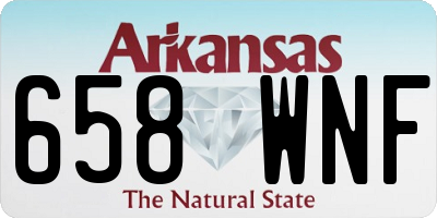 AR license plate 658WNF