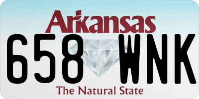 AR license plate 658WNK