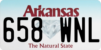 AR license plate 658WNL