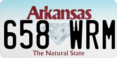 AR license plate 658WRM