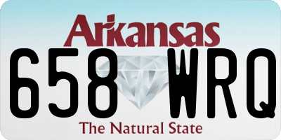 AR license plate 658WRQ