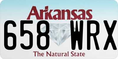 AR license plate 658WRX