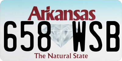 AR license plate 658WSB