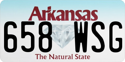 AR license plate 658WSG