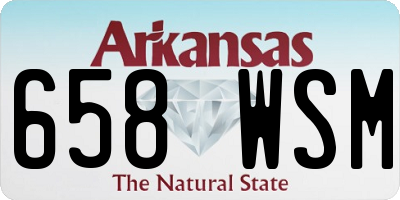 AR license plate 658WSM