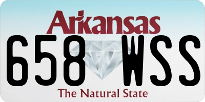 AR license plate 658WSS