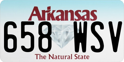 AR license plate 658WSV