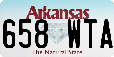 AR license plate 658WTA