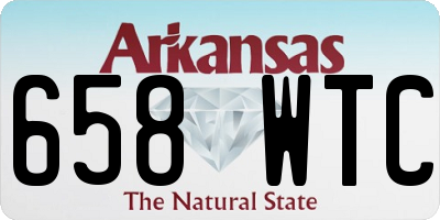 AR license plate 658WTC