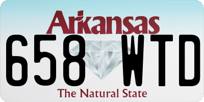 AR license plate 658WTD
