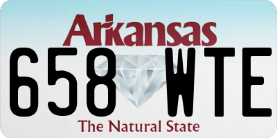 AR license plate 658WTE