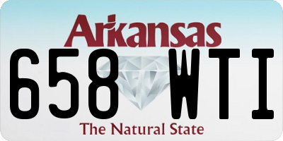 AR license plate 658WTI