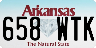 AR license plate 658WTK