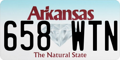 AR license plate 658WTN