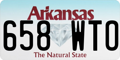 AR license plate 658WTO