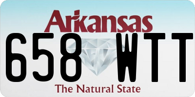 AR license plate 658WTT