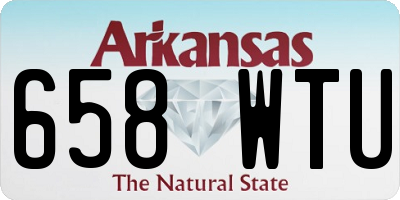 AR license plate 658WTU