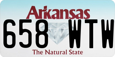 AR license plate 658WTW