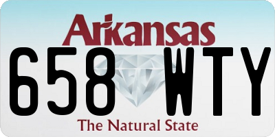 AR license plate 658WTY