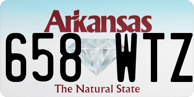 AR license plate 658WTZ