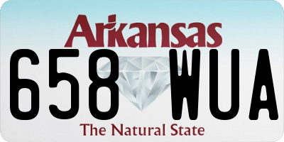 AR license plate 658WUA