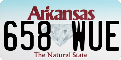 AR license plate 658WUE