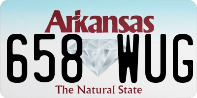 AR license plate 658WUG