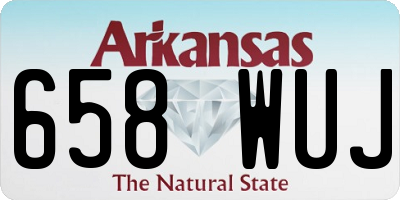 AR license plate 658WUJ