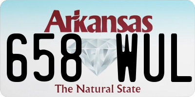 AR license plate 658WUL