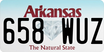 AR license plate 658WUZ