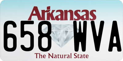 AR license plate 658WVA