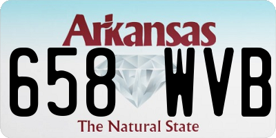 AR license plate 658WVB