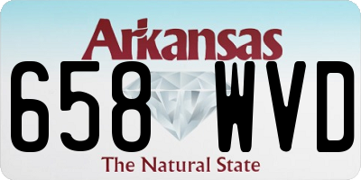 AR license plate 658WVD