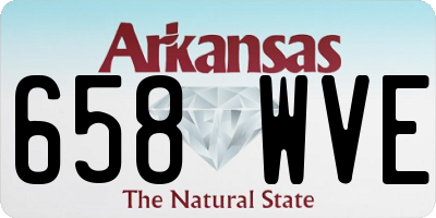 AR license plate 658WVE
