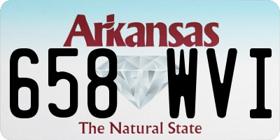 AR license plate 658WVI