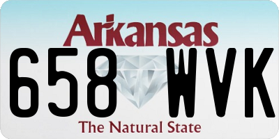 AR license plate 658WVK