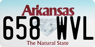 AR license plate 658WVL