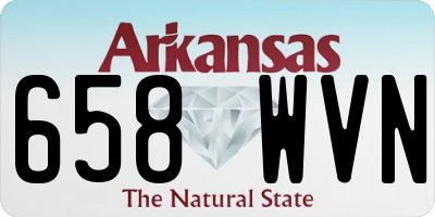 AR license plate 658WVN