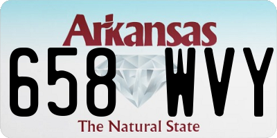 AR license plate 658WVY