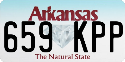 AR license plate 659KPP