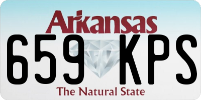 AR license plate 659KPS