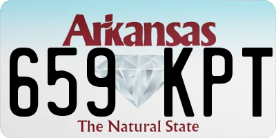 AR license plate 659KPT