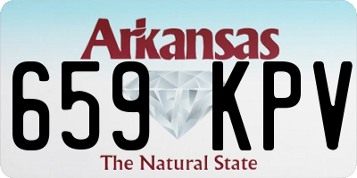 AR license plate 659KPV