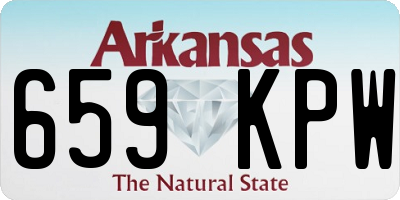 AR license plate 659KPW