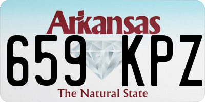 AR license plate 659KPZ